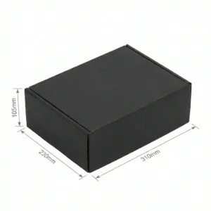 A4 Mailing Boxes - Black, 50 Pcs/Carton, Single Wall, 310x230x105mm