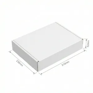 310x230x52mm - White, Single Wall, 25/Piece