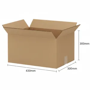 A3 Mailing Boxes - Kraft, 50 Pcs/Carton, Single Wall, 430x300x300mm