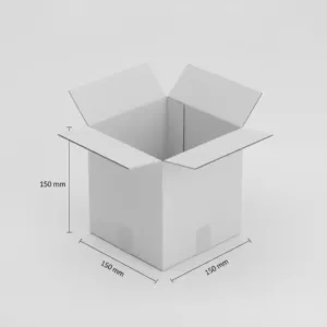 Cubical Boxes - Kraft, 50 Pcs/Carton, Single Wall, 150 x 150x150 mm