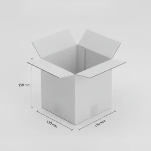 Cubical Boxes - Kraft, 50 Pcs/Carton, Single Wall, 180x180x180mm