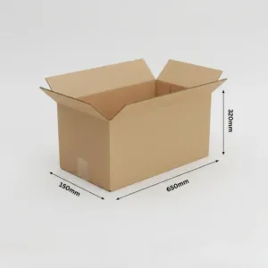 Moving Boxes - Kraft, 50 Pcs/Carton, Double Wall, 650 x 320 x 150mm