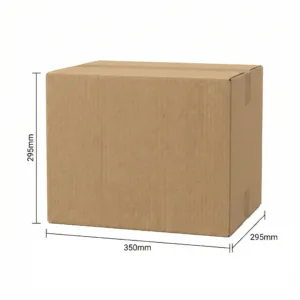 Heavy Duty Cardboard Boxes - Kraft, 50 Pcs/Carton, Double Wall, 350X295X295mm