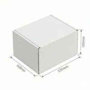 Die Cut Mailing Boxes - White, 50 Pcs/Carton, Single Wall