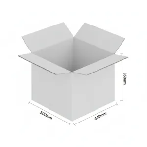 Australia Post Mailing Boxes - RSC, 500x440x350mm, White, 50 Pcs/Carton, Single Wall