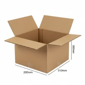 Heavy Duty Cardboard Boxes - Kraft, 50 Pcs/Carton, Double Wall, 310X200X300mm