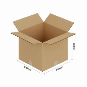 Australia Post Mailing Boxes - RSC, 500x440x350mm, Kraft, 50 Pcs/Carton, Single Wall