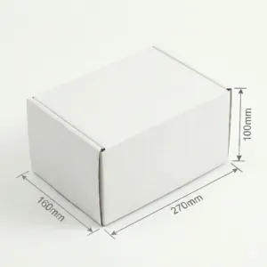 Die Cut Mailing Boxes - White, 50 Pcs/Carton, Single Wall