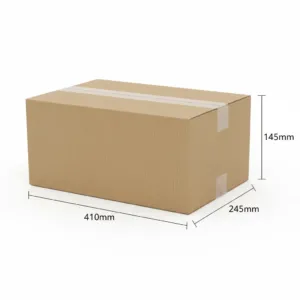 Heavy Duty Cardboard Boxes - Kraft, 50 Pcs/Carton, Double Wall, 410X245X145mm
